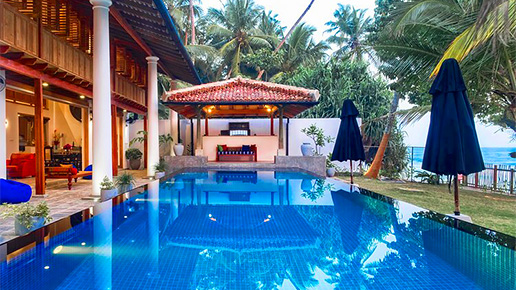 Luxury Beachfront Villa in the Southern Coast of Sri Lanka
