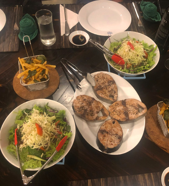 In Villa Cooking class